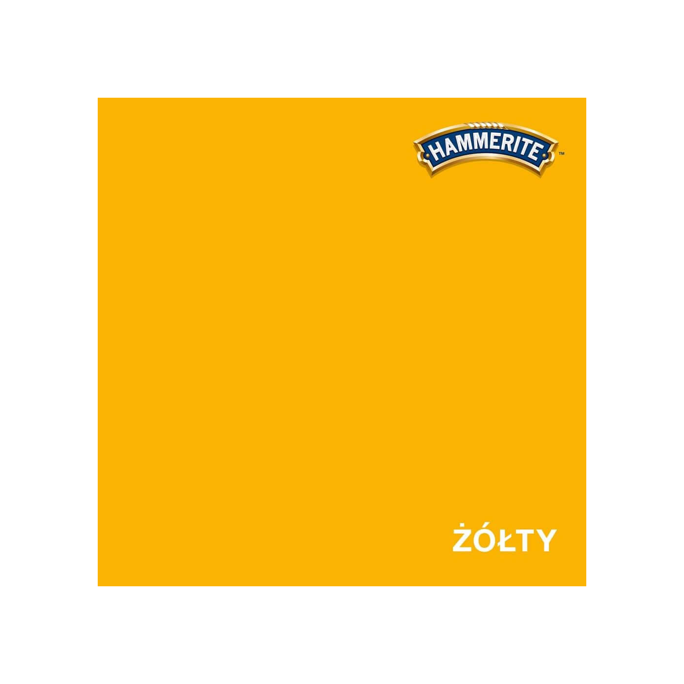 Farba Na Metal Prosto Na Rdzę Żółty Połysk 0.25 L Hammerite