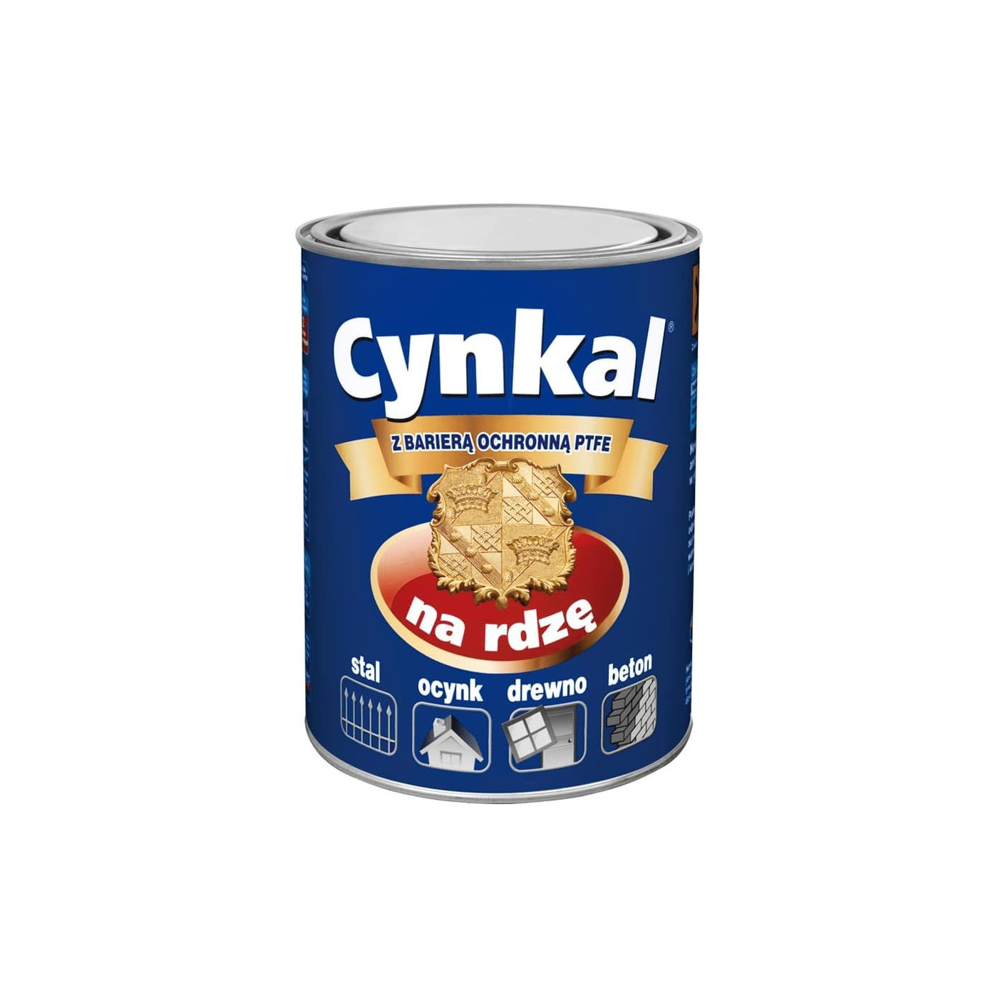 Farba Do Metalu Cynkal Szarny Grafitowy Półmat 2,5L Malexim