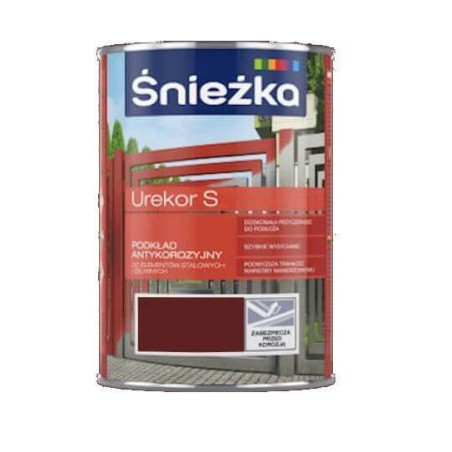 Farba Urekor S Czerwony Tlenkowy 5l Śnieżka
