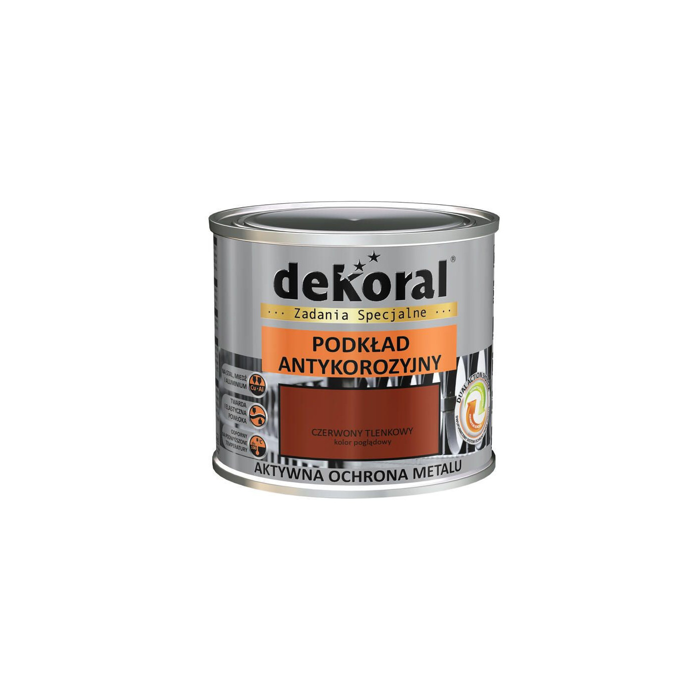 Podkład Antykorozyjny Czerwony Tlenkowy 0,5L Dekoral