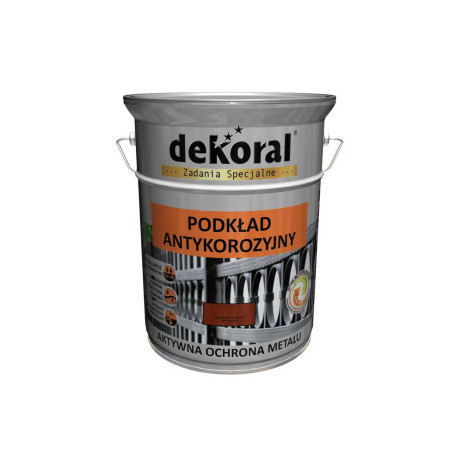Podkład Antykorozyjny Czerwony Tlenkowy 5L Dekoral