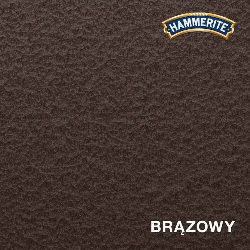 Farba Prosto Na Rdzę Młotkowy Brązowy 0.25L Hammerite