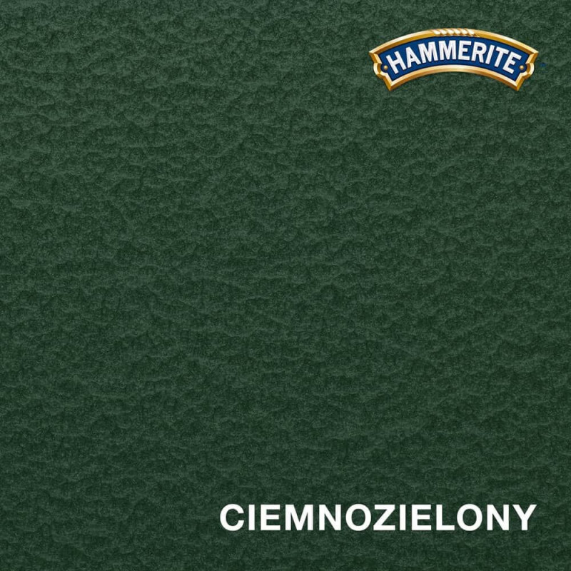 Farba Prosto Na Rdzę Młotkowy Ciemno-Zielony 0.7L Hammerite