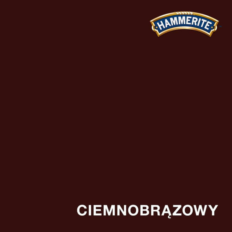 Farba Prosto Na Rdzę Połysk Ciemnobrązowy 0.25L Hammerite