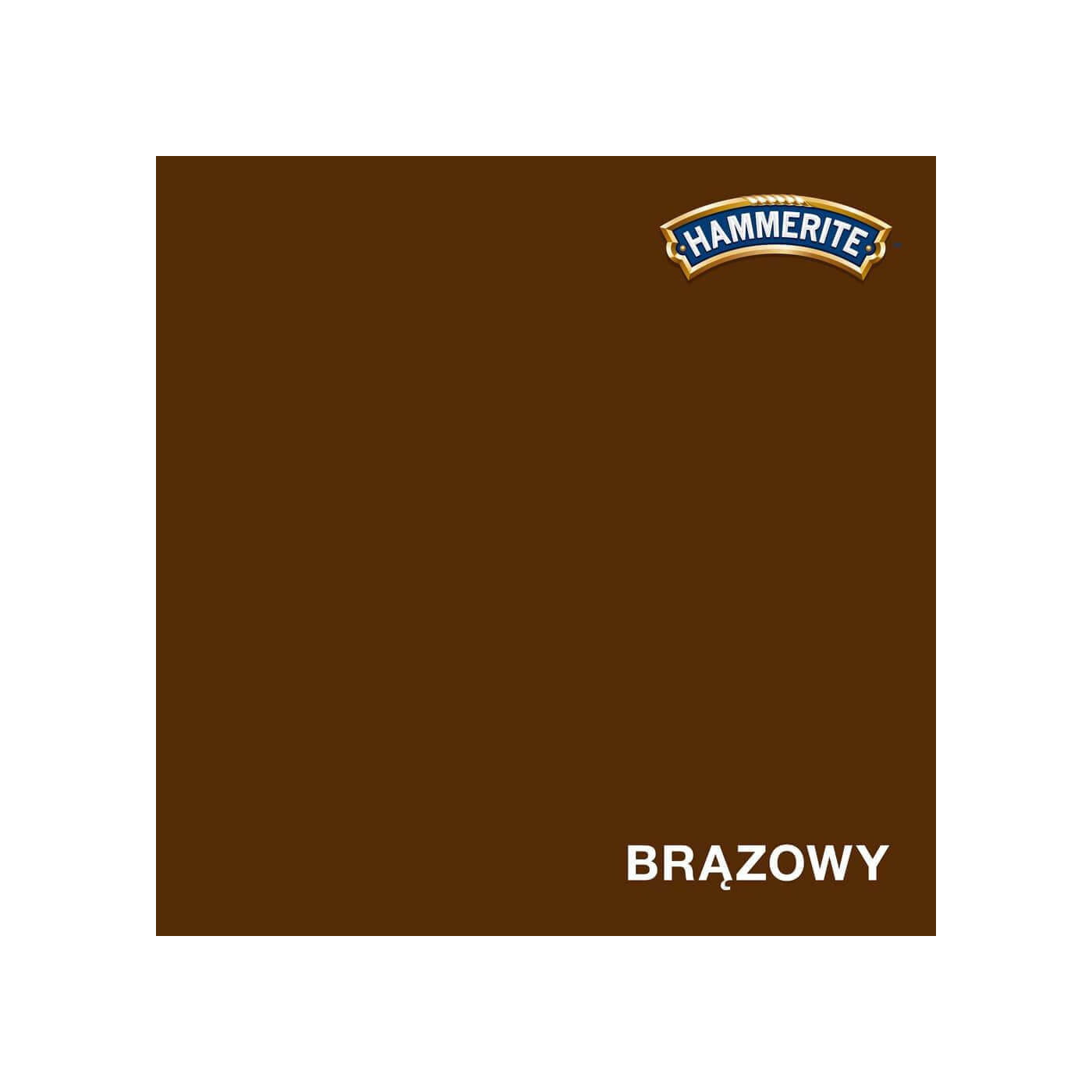 Farba Prosto Na Rdzę Połysk Brązowy 0.25L Hammerite