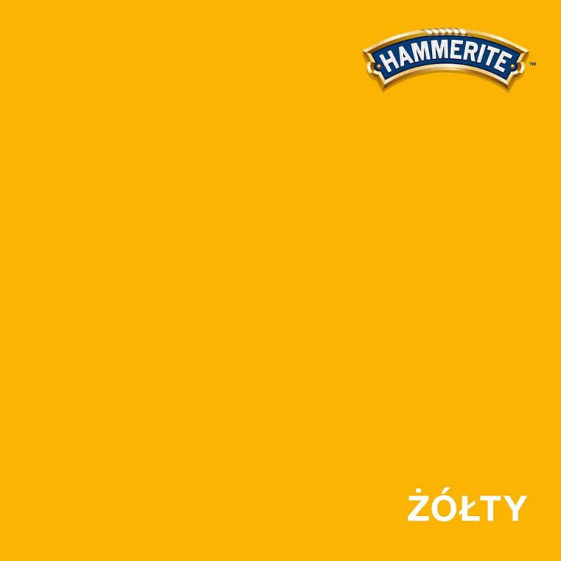 Farba Prosto Na Rdzę Połysk Żółty 0.7L Hammerite