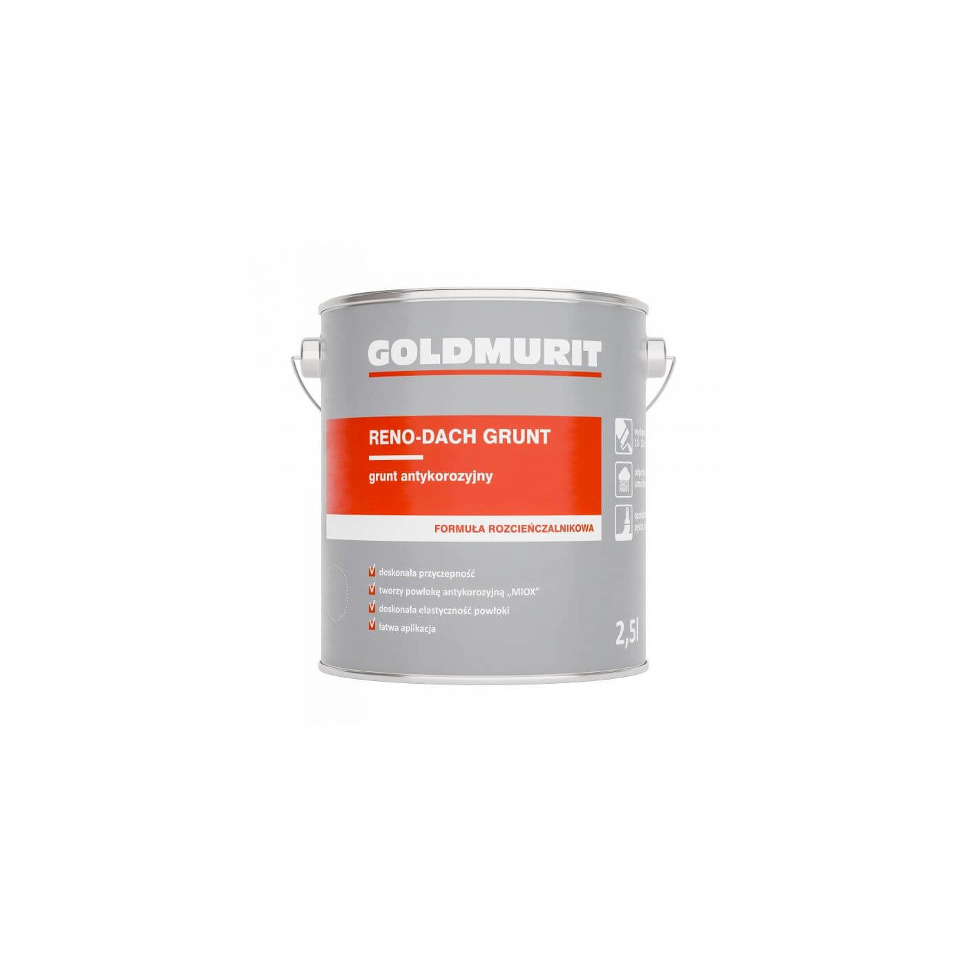 Grunt Antykorozyjny Reno Dach 2,5 L Goldmurit