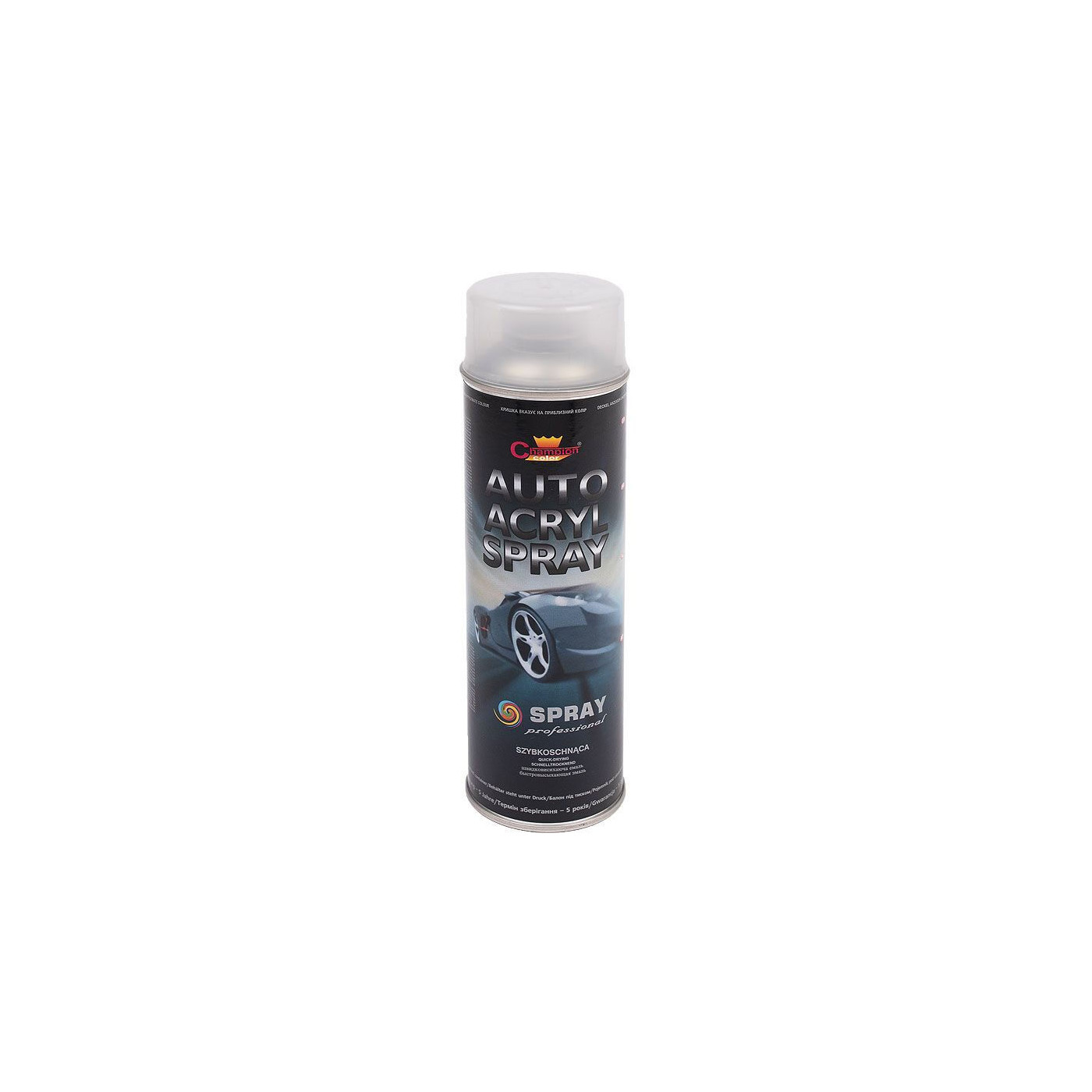 Spray Auto Acryl Bezbarwny 500 ml Champion