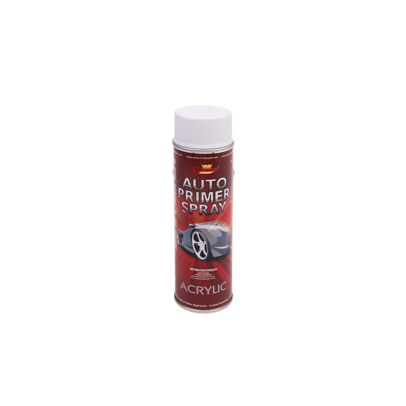 Spray Auto Podkład Biały Mat 500 ml Champion