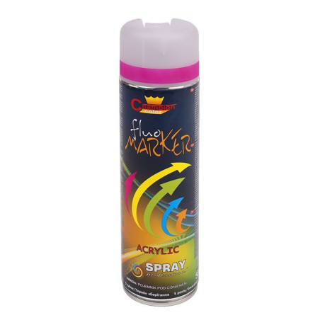 Spray Fluomarker Do Znakowania Różowy 500 ml Champion