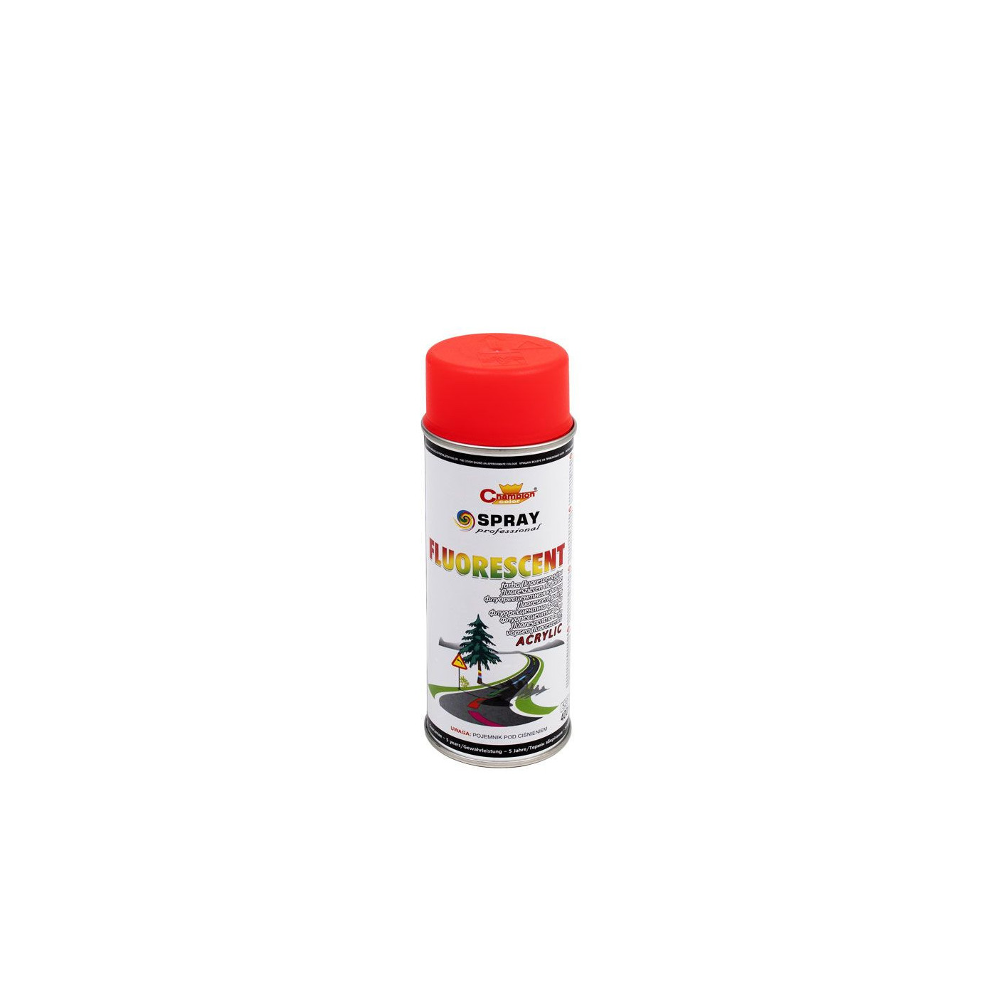Spray Fluorescencyjny Czerwony 400 ml Champion
