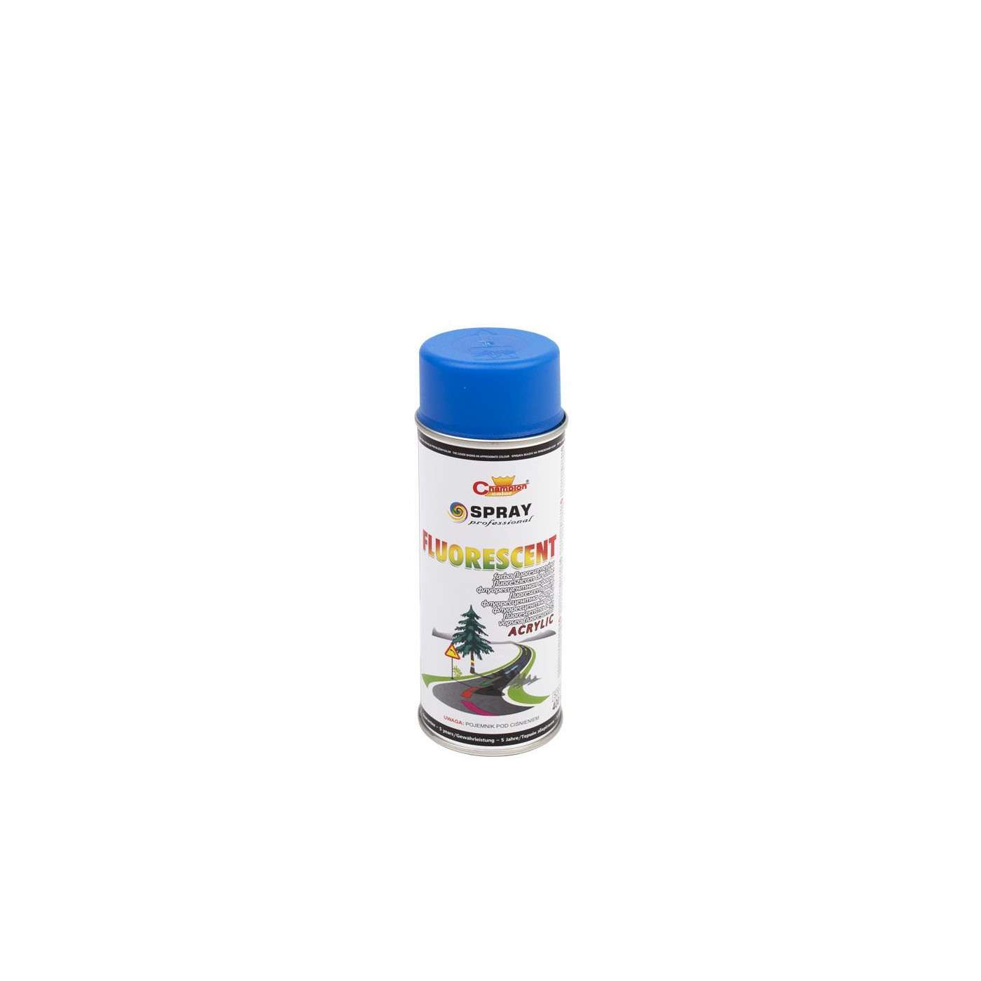 Spray Fluorescencyjny Niebieski 400 ml Champion