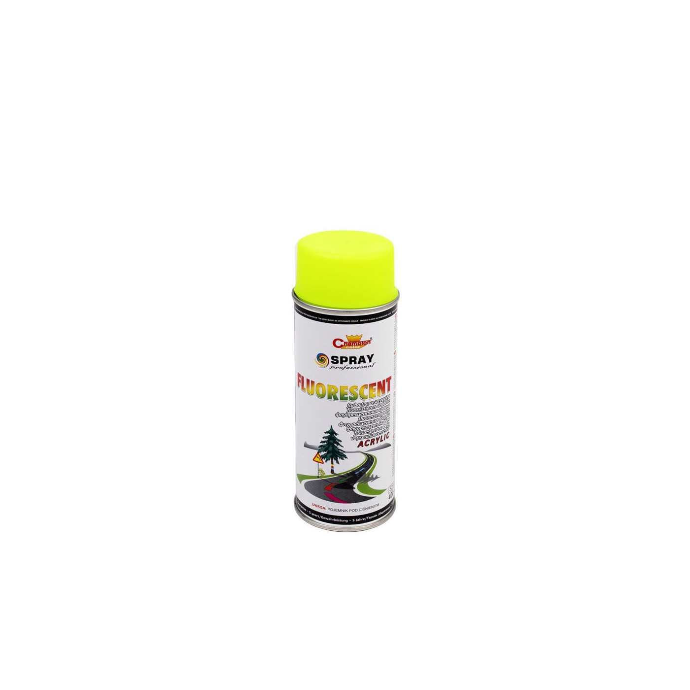 Spray Fluorescencyjny Żółty 400 ml Champion