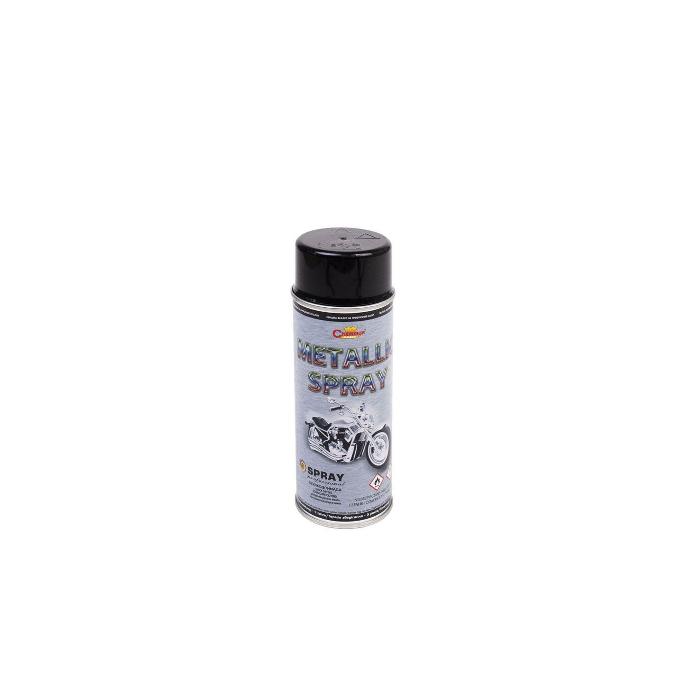 Spray Metallic Czarny 400 ml Champion