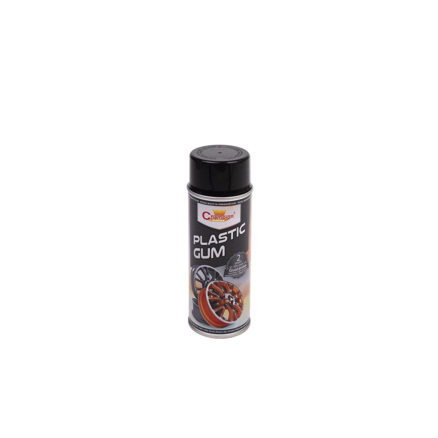 Spray Plastic Gum Czarny 400 ml Champion