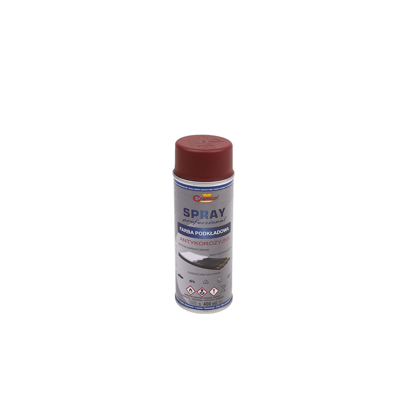 Spray Podkład Czerwony Ral 3009 400 ml Champion