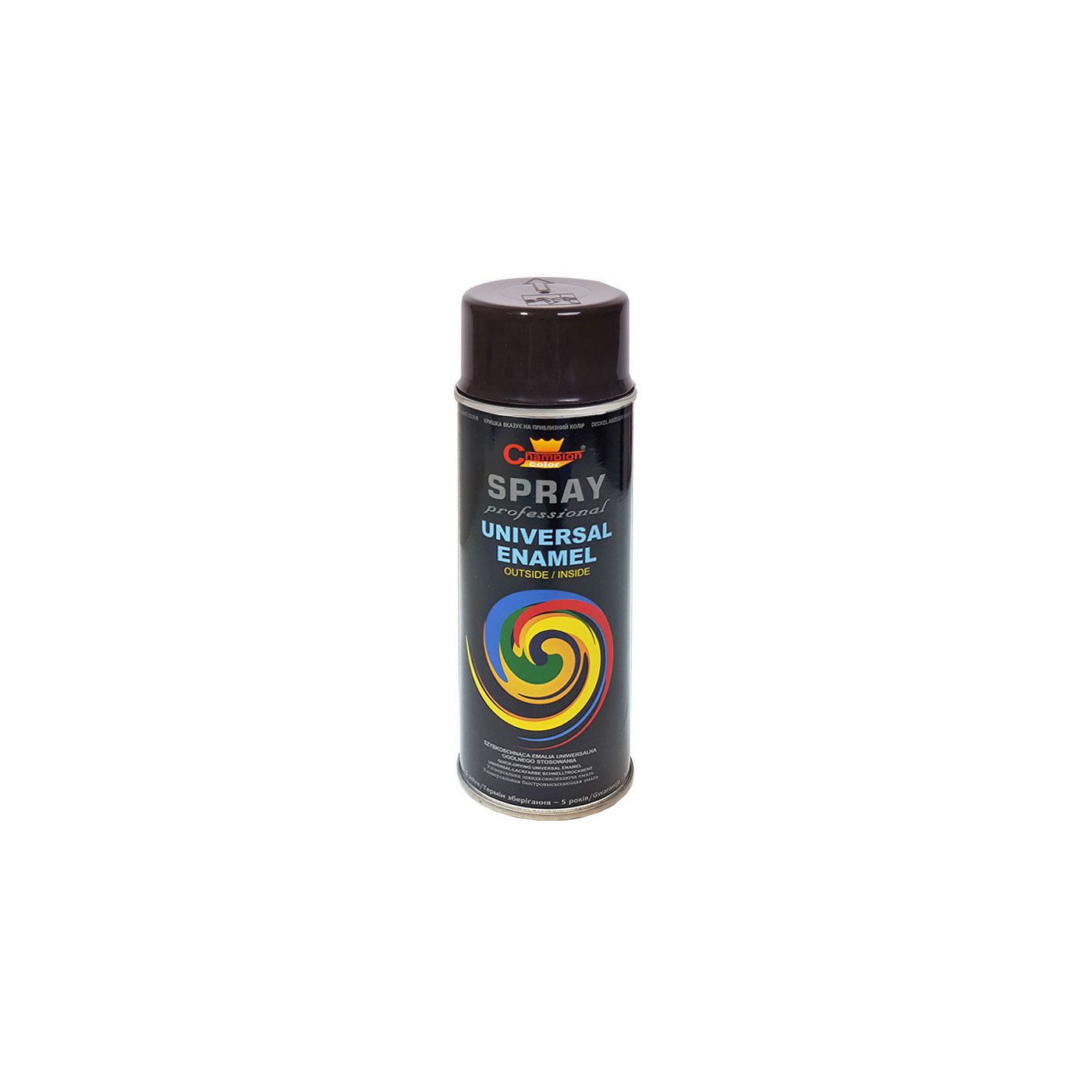 Spray Uniwersalny Czarny Połysk Ral 9005 400 ml Champion