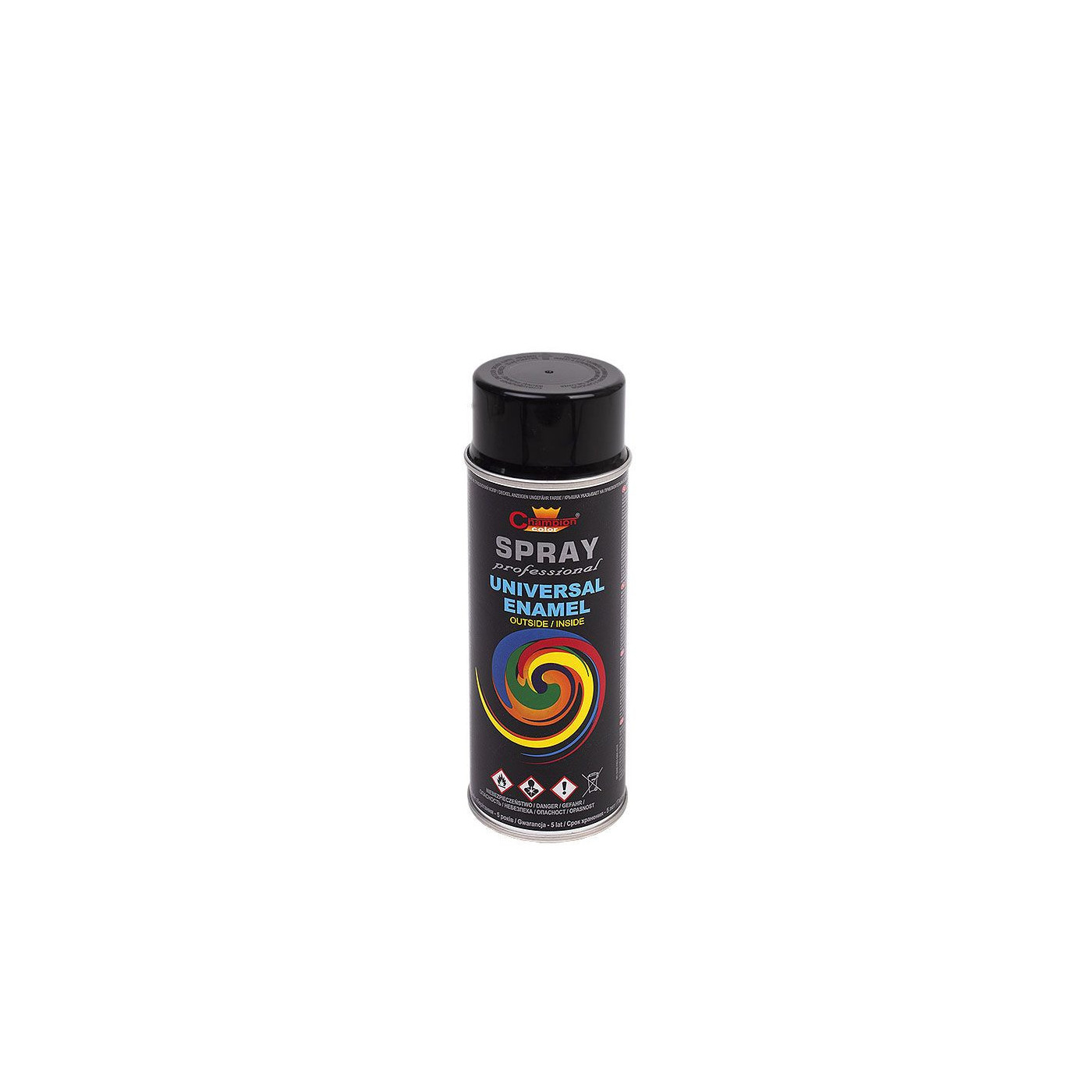 Spray Uniwersalny Czarny Połysk Ral 9017 400 ml Champion
