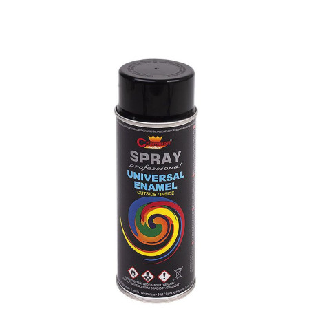 Spray Uniwersalny Czarny Połysk Ral 9017 400 ml Champion