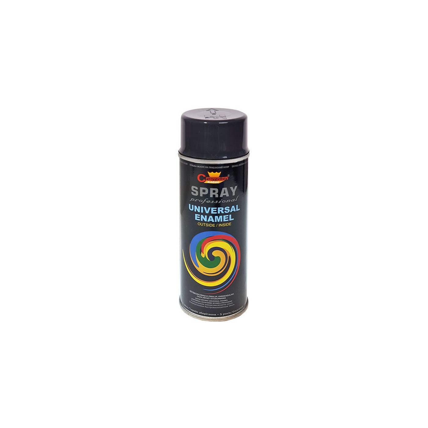 Spray Uniwersalny Szaro-Brązowy Ral 8019 400 ml Champion