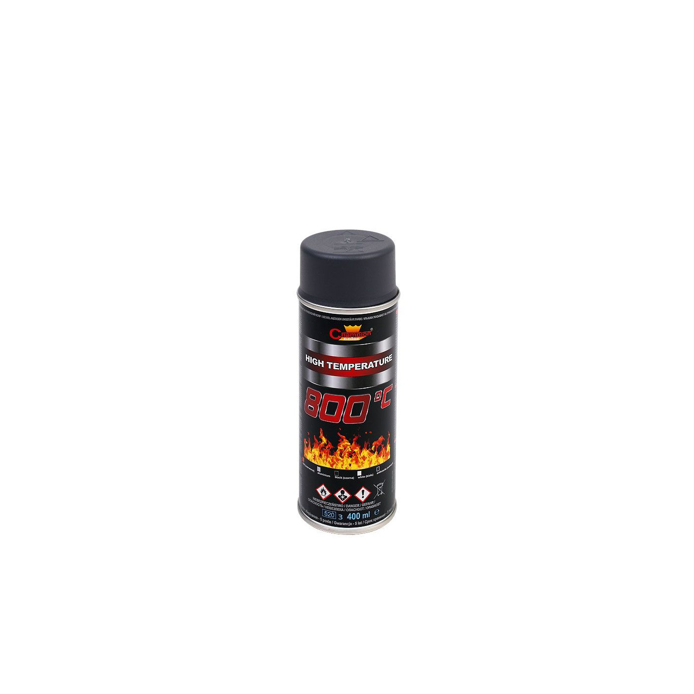 Spray Żaroodporny Antracyt 400 ml Champion