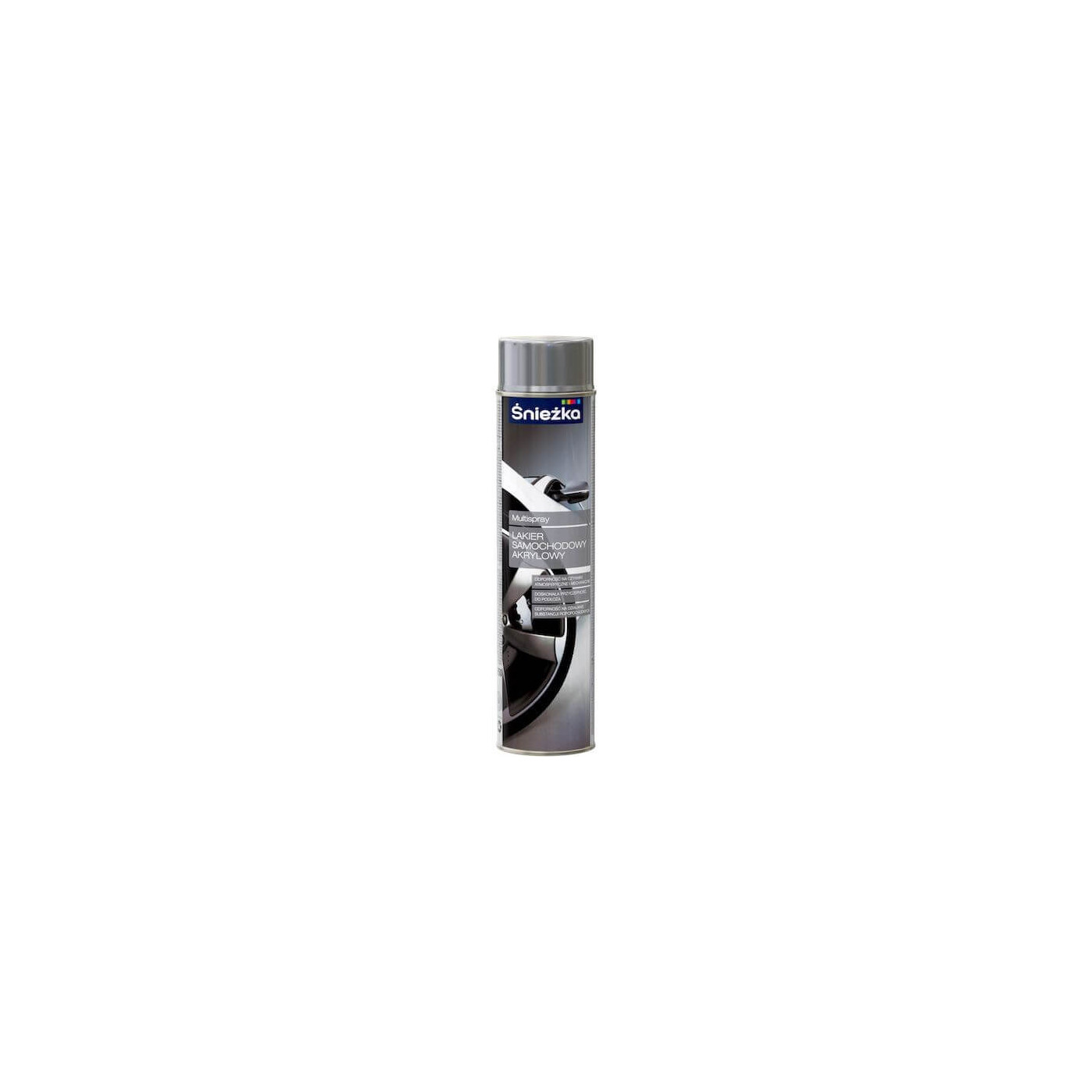 Spray Samochodowy Do Felg Srebrny 600 ml Śnieżka