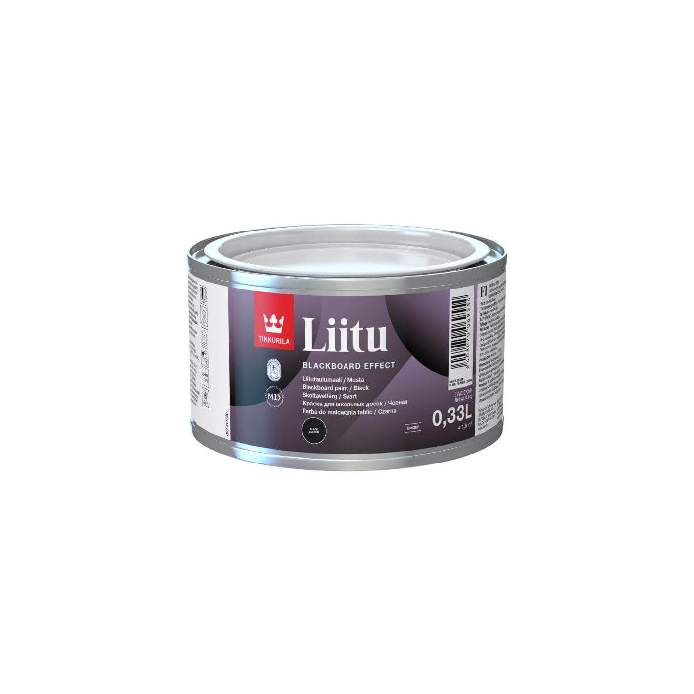 Farba Tablicowa Liitu Czarna 0,33L Tikkurila