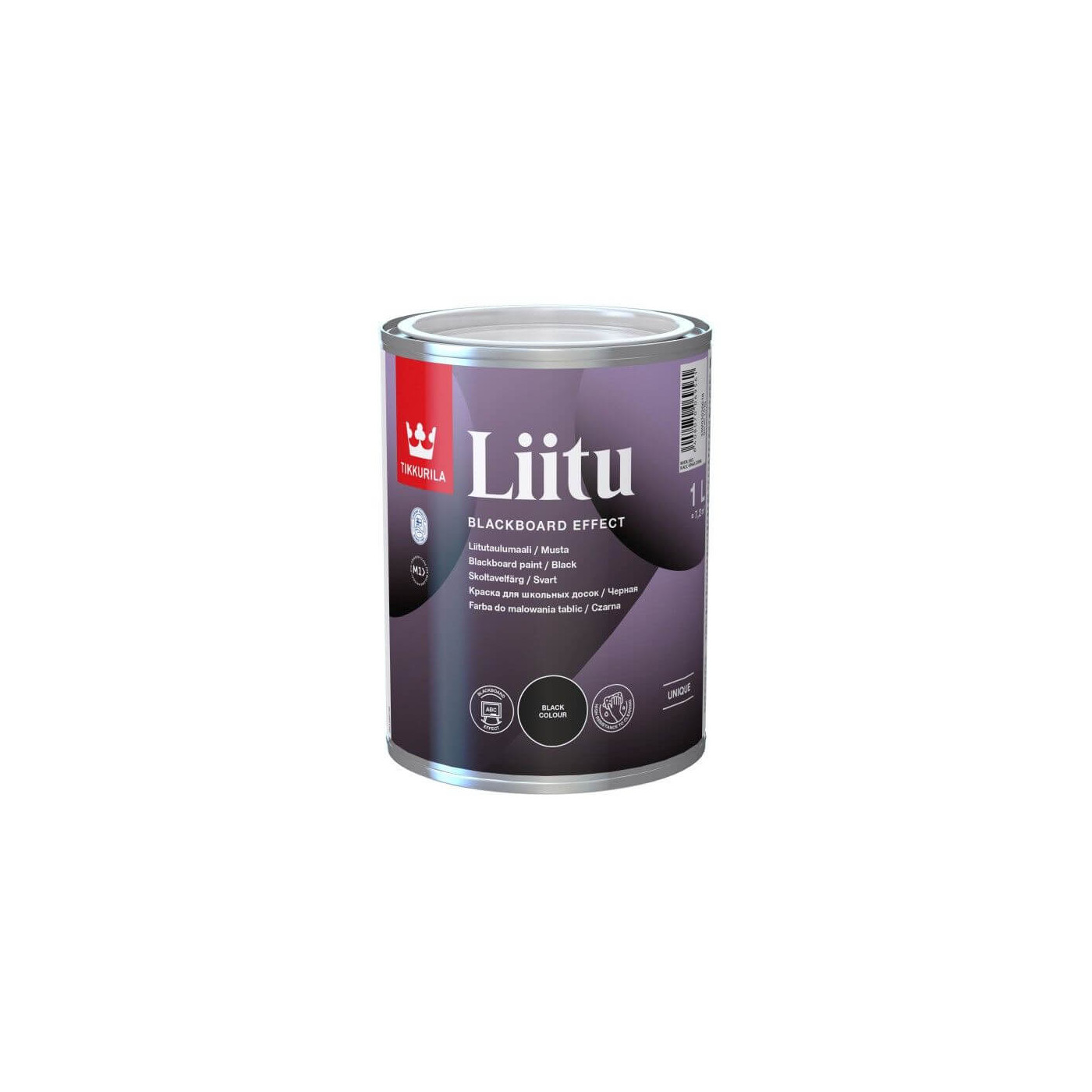 Farba Tablicowa Liitu Czarna 1L Tikkurila