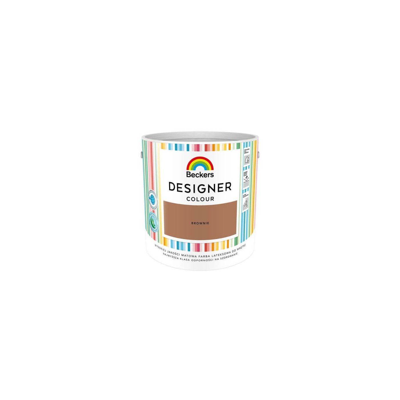 Farba Lateks Designer Colour Brownie 2,5L Beckers