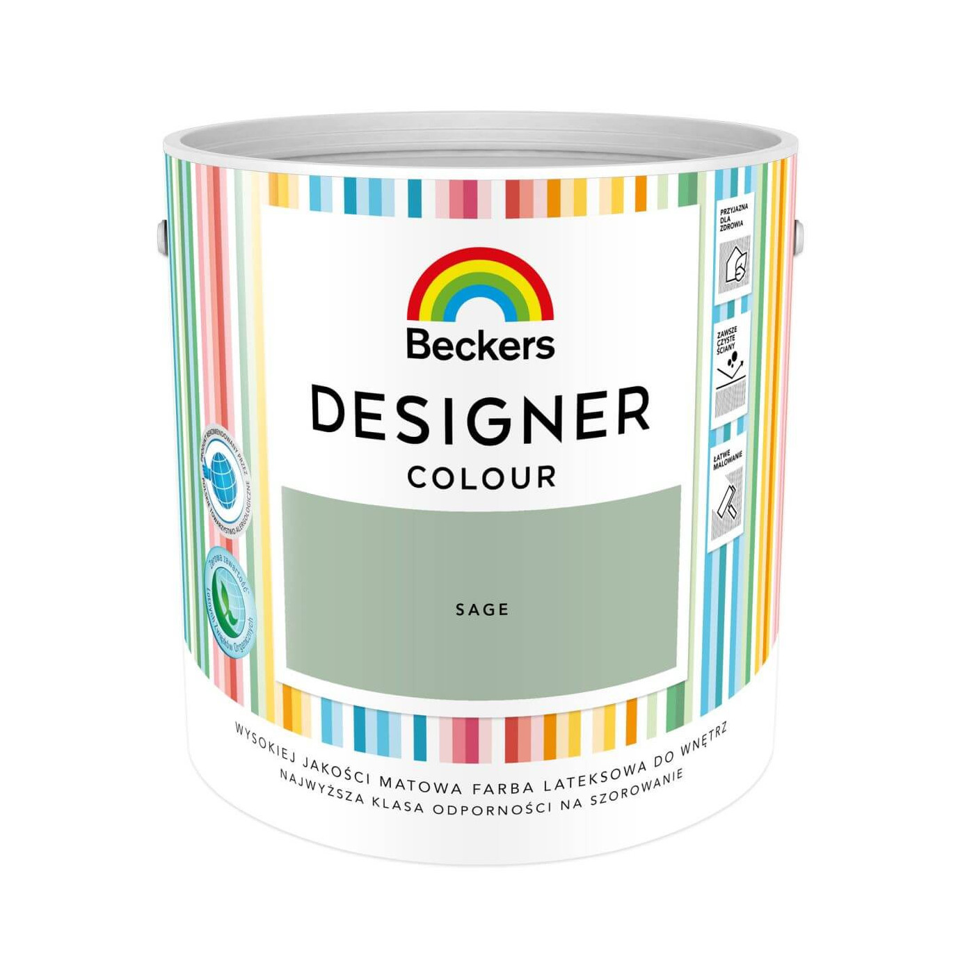 Farba Lateks Designer Colour Sage 2,5L Beckers