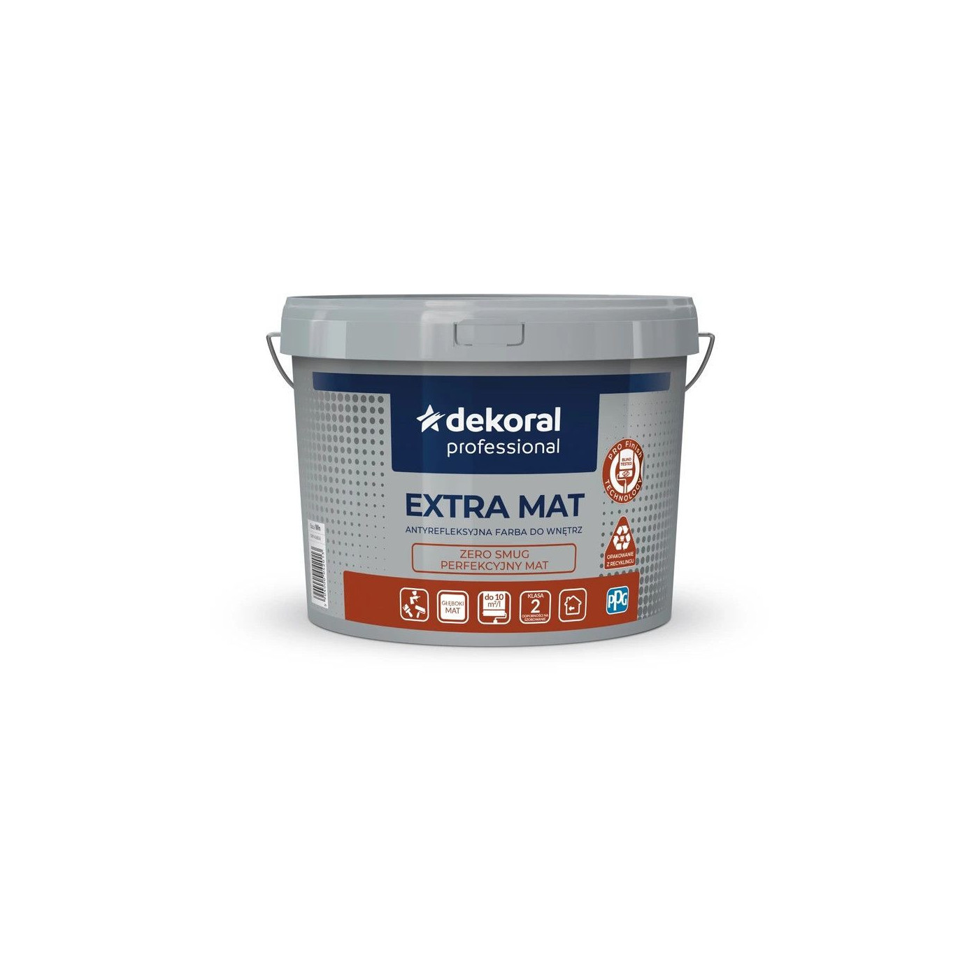 Farba Antyrefleksyjna Professional Extra Mat 2,5L Baza WN Dekoral