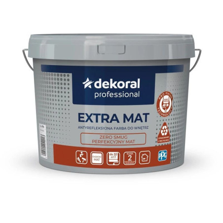Farba Antyrefleksyjna Professional Extra Mat 2,5L Baza WN Dekoral