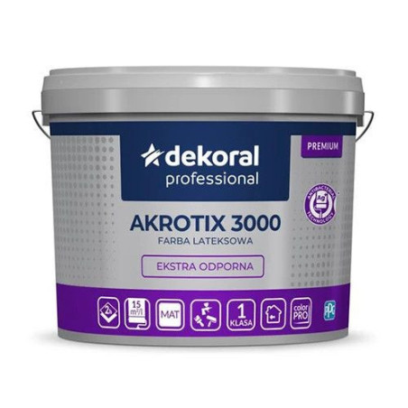 Farba Lateksowa Professional Akrotix 3000 9,71L Baza LN Dekoral