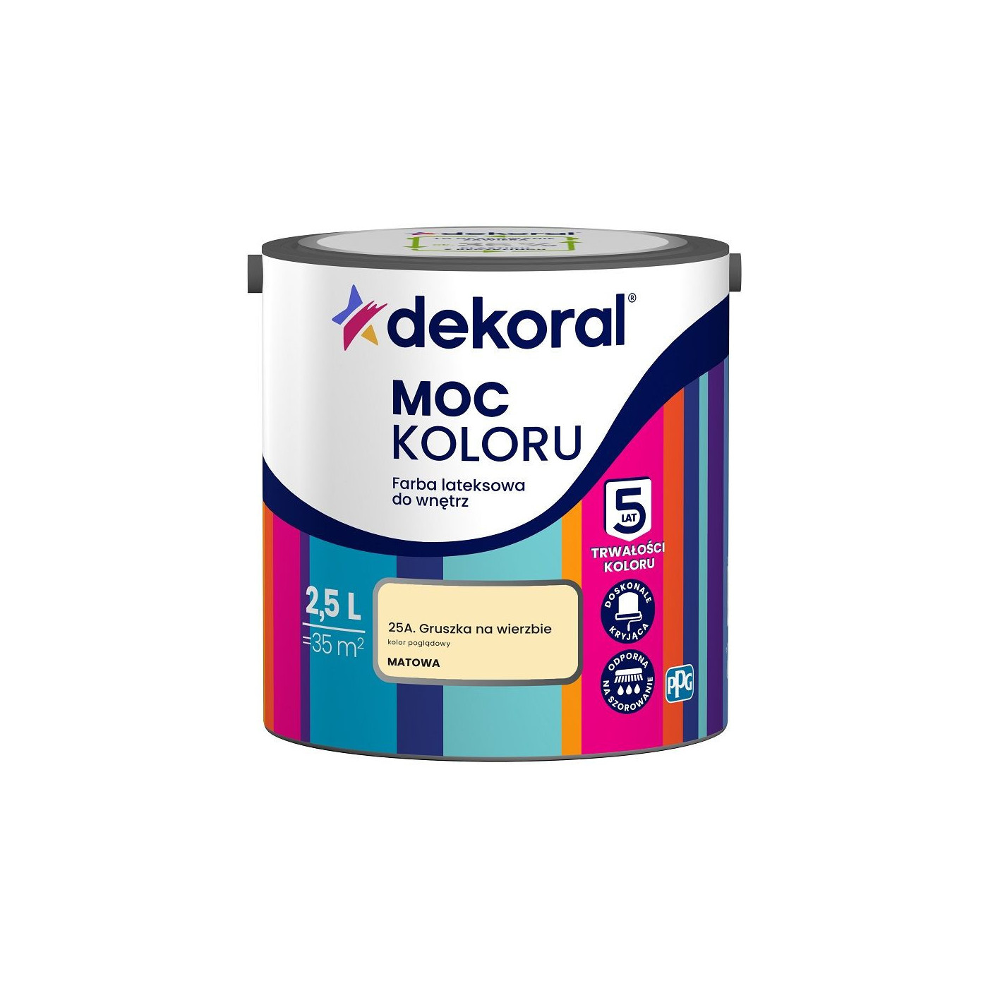 Farba Lateksowa Moc Koloru Gruszka Na Wierzbie 2,5l Dekoral