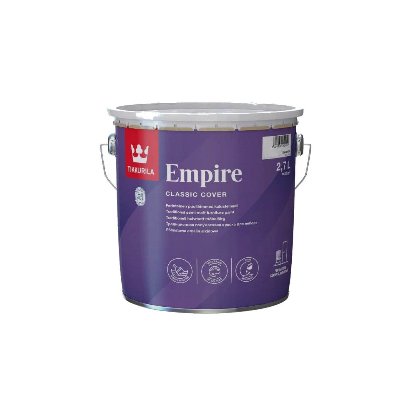 Baza A farby do mebli Empire 2,7 l Tikkurila