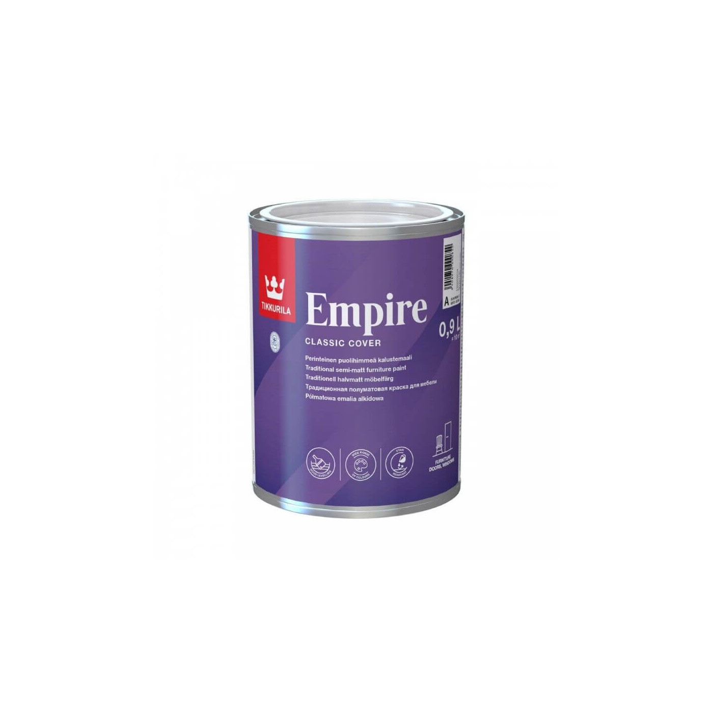 Baza C farby do mebli Empire 0,9 l Tikkurila