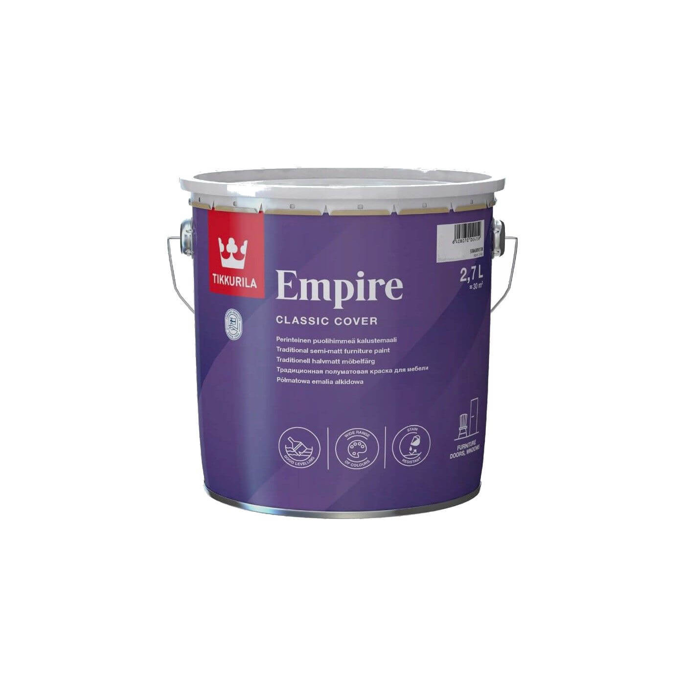 Baza C farby do mebli Empire 2,7 l Tikkurila