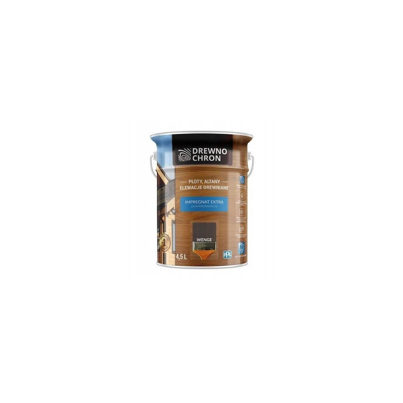 Impregnat Extra Powłokotwórczy Wenge 4,5L Drewnochron