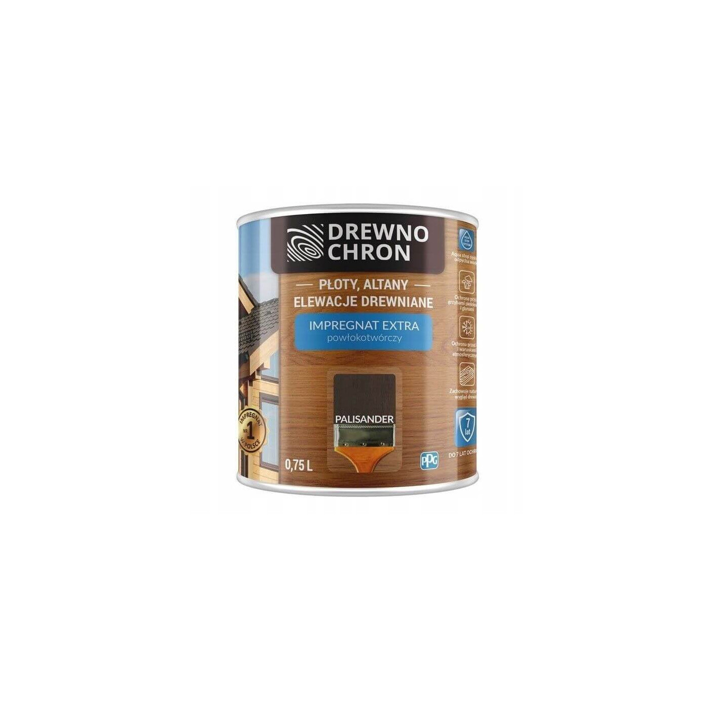 Impregnat Extra Powłokotwórczy Palisander 0,75L Drewnochron