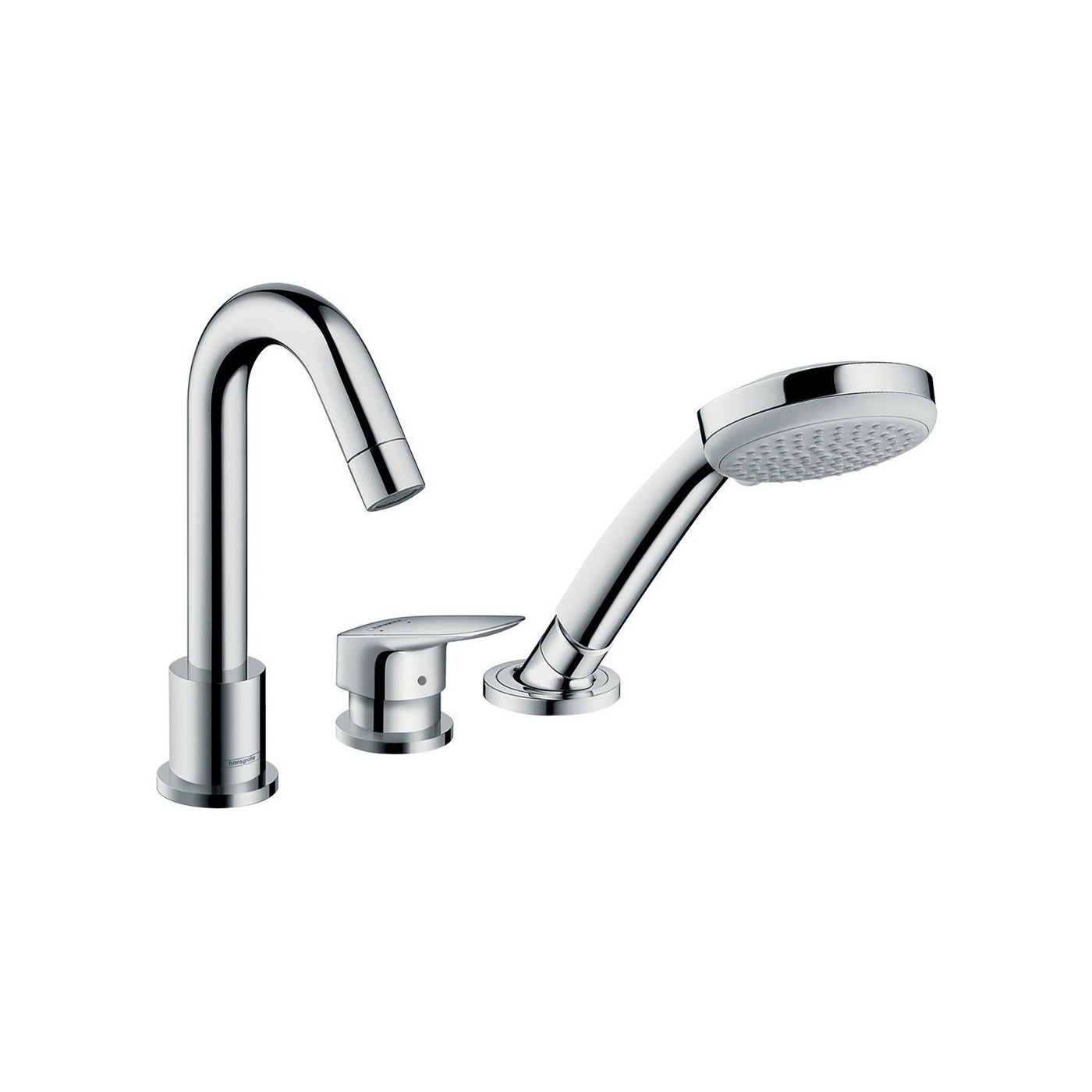 3-Otworowa Jednouchwytowa Bateria Na Brzeg Wanny Logis Chrom 71310000 Hansgrohe
