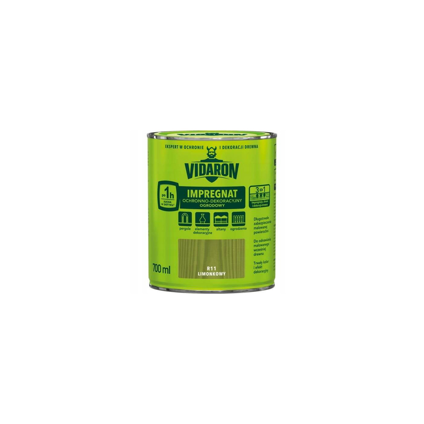 Impregnat Ochronno Dekoracyjny Ogrodowy Limonka R11 700 ml Vidaron