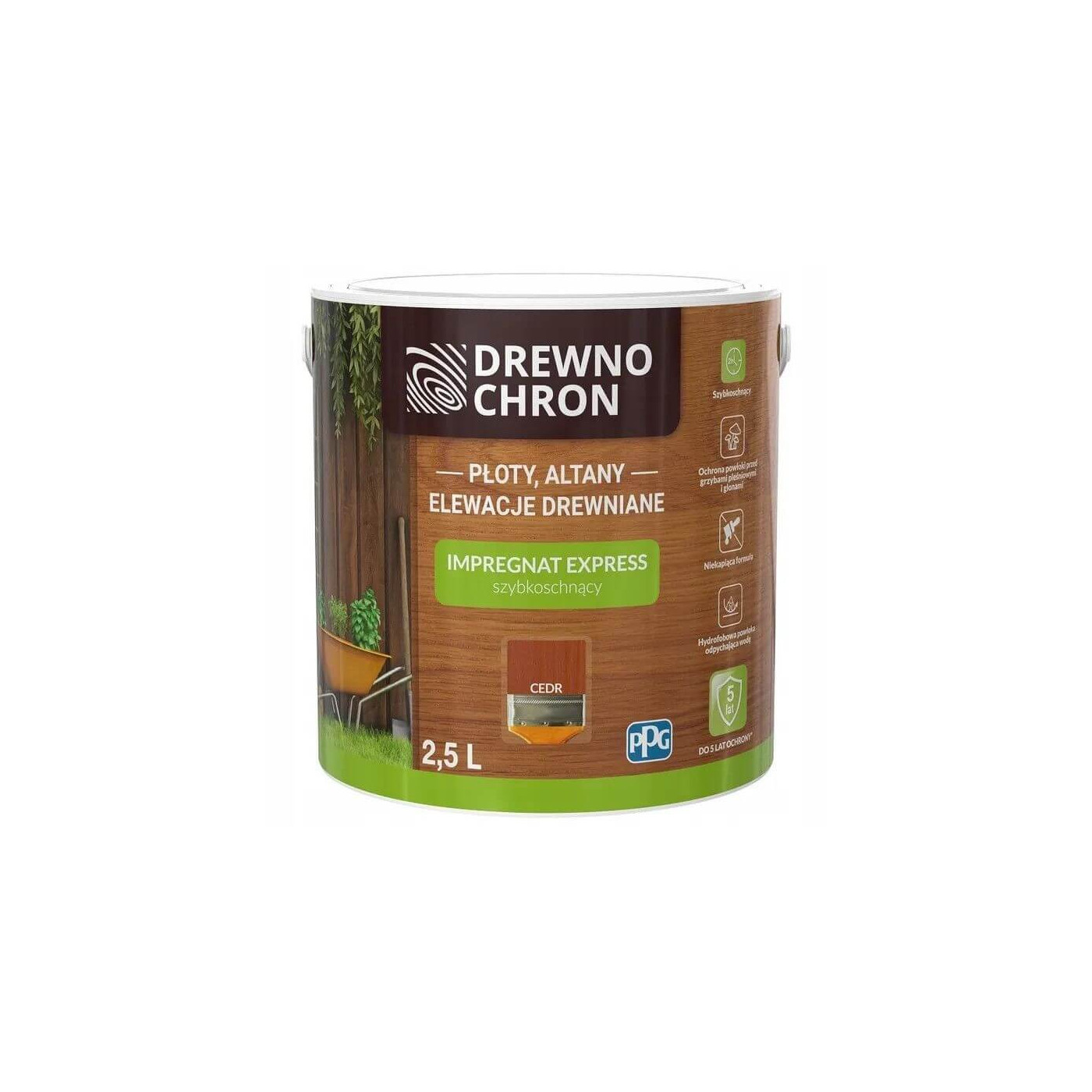 Impregnat Express Cedr 2,5L Drewnochron