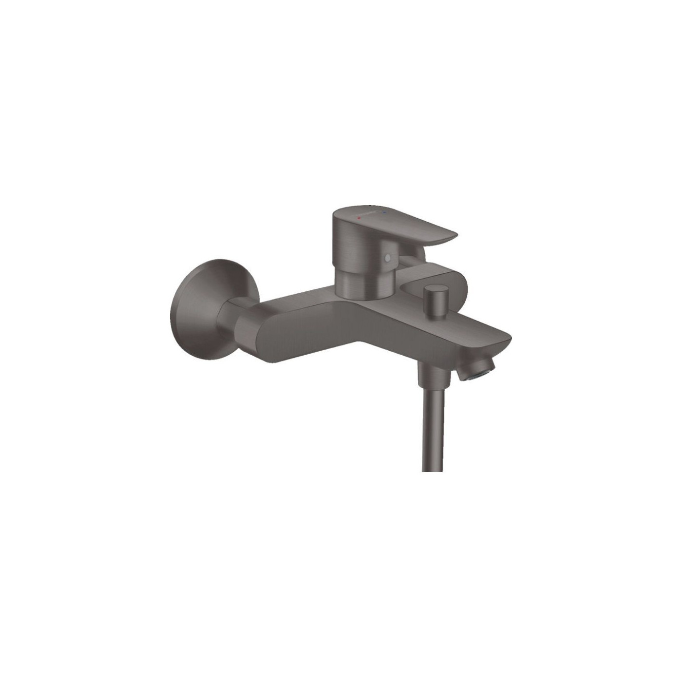 Bateria Wannowa Talis E Czarny Chrom Szczotkowany 71740340 Hansgrohe