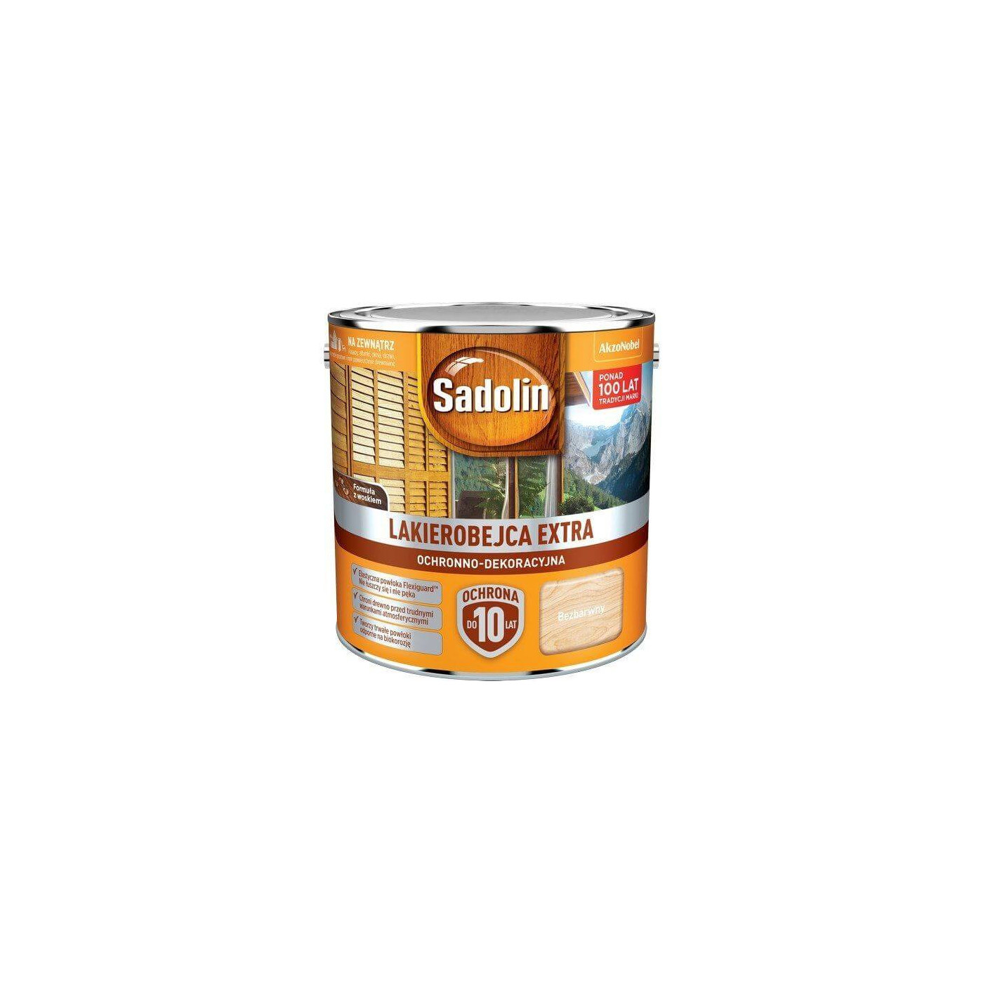 Lakierobejca Extra Bezbarwny 2,5L Sadolin