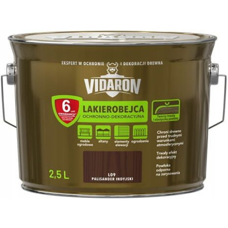 Lakierobejca Ochronno-Dekoracyjna Palisander Indyjski 2,5L Vidaron