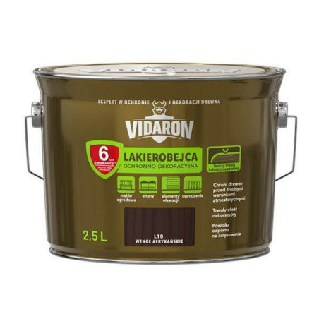 Lakierobejca Ochronno-Dekoracyjna Wenge Afrykańskie 2,5L Vidaron