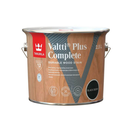 Lakierobejca Valtti Plus Complete Black Ebony 2,5L Tikkurila