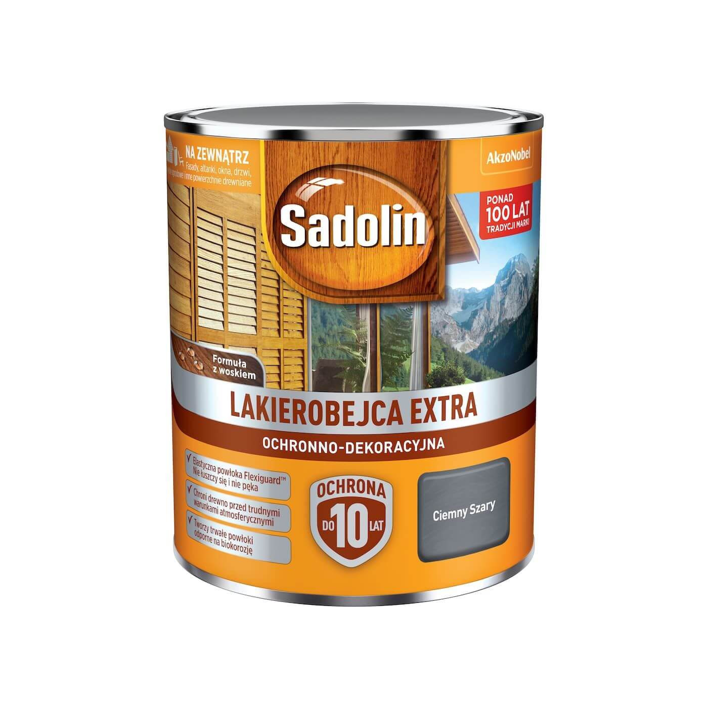 Lakierobejca Extra Ciemny Szary 0,75L Sadolin