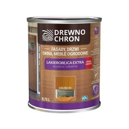 Lakierobejca Extra Orzech Jasny 0,75L Drewnochron