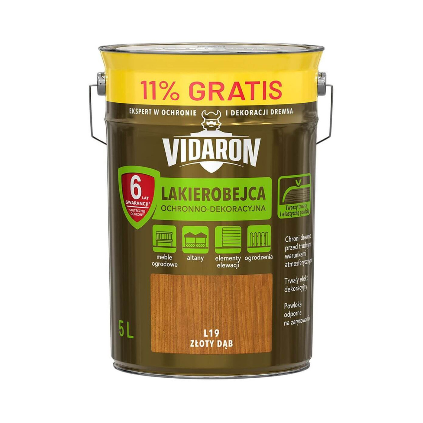 Lakierobejca Złoty Dąb L19 5 L Vidaron